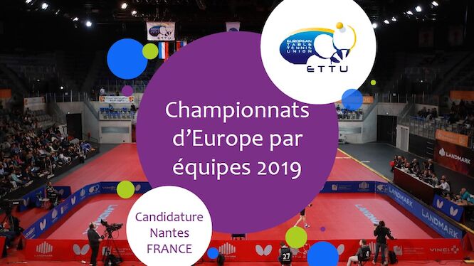 Ettu Org French City Of Nantes To Host 2019 European