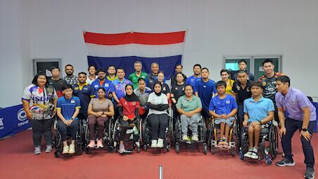 ETTU's Para Committee Chair led the preparations for 2024 Paralympics in Training Camp in Thailand 