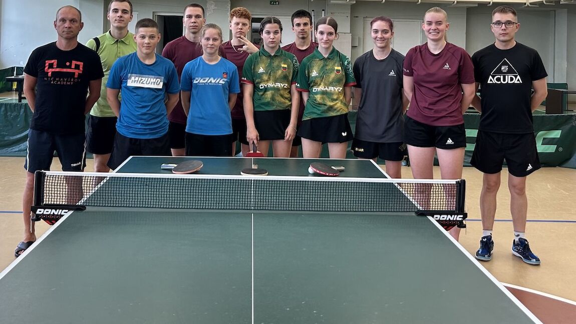 Lithuanian Table Tennis Association Hosts Training Camp for Cadet and Junior Players