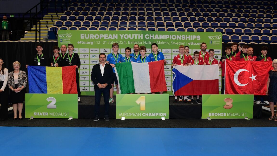 Italy Reaches the Top of the Medal Rostrum in Under 15 Boys
