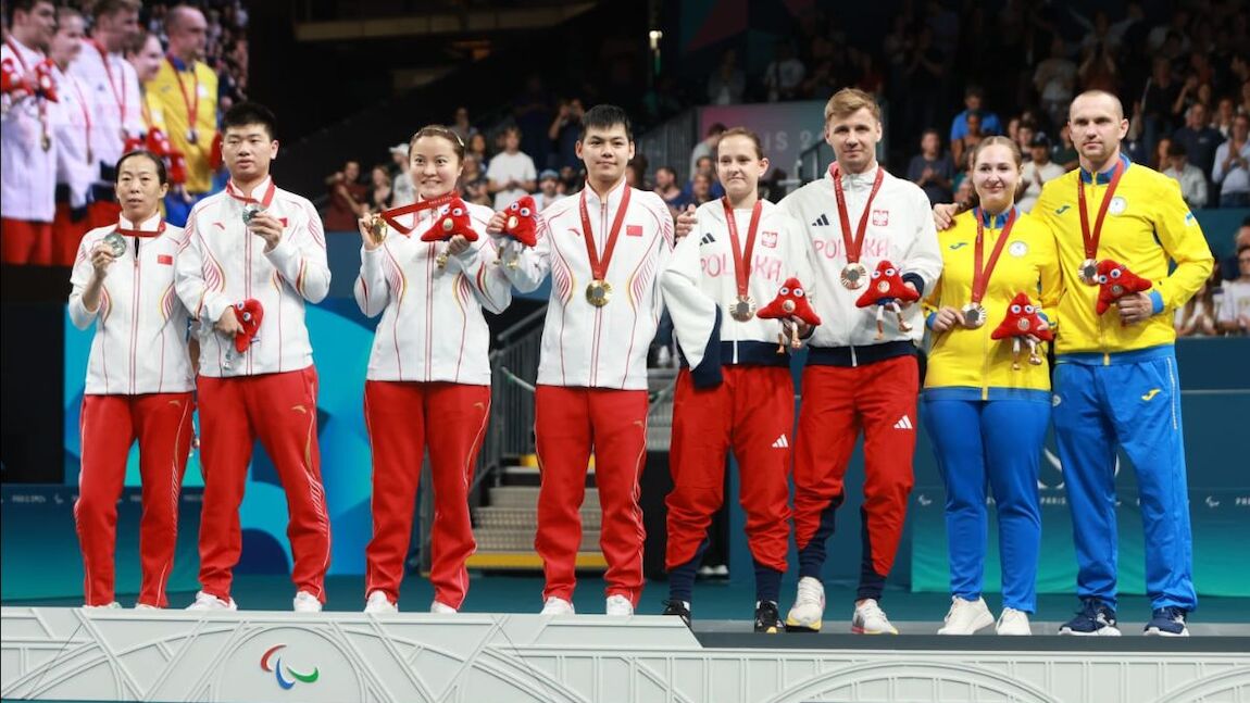 First-Ever Para Table Tennis Mixed Doubles Paralympic Gold Medallists Crowned at Paris 2024 