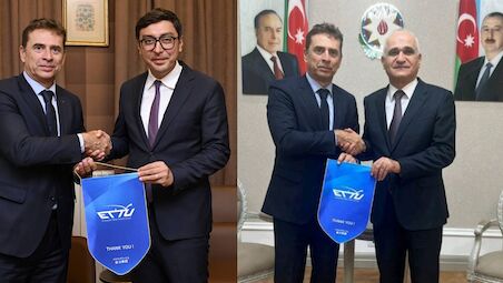 ETTU Acting President Pedro Moura Visits Azerbaijan Table Tennis Federation