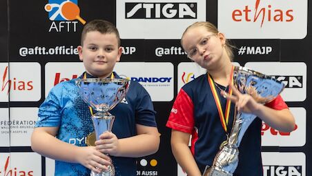 Kaja TVOROGAL and David DROBOV Triumph at 2024 Stiga Masters U11