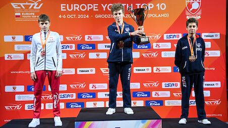 Danilo FASO Wins Under-15 Boys' Title at 2024 Europe Youth Top 10