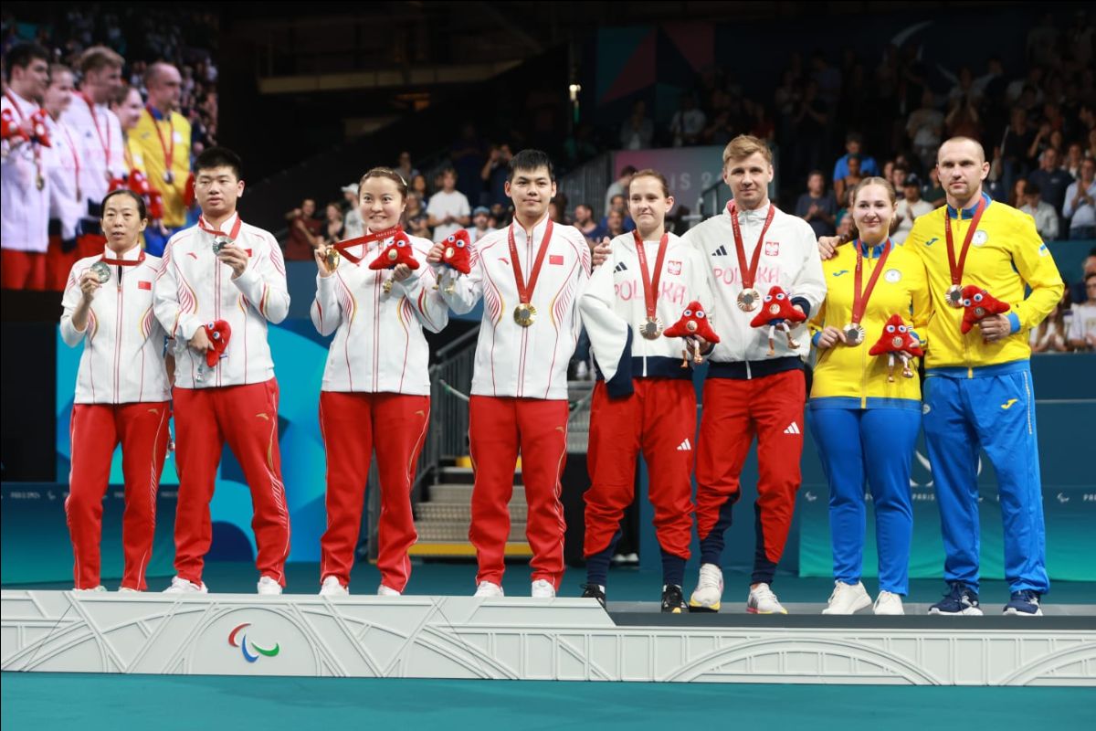 First-Ever Para Table Tennis Mixed Doubles Paralympic Gold Medallists Crowned at Paris 2024