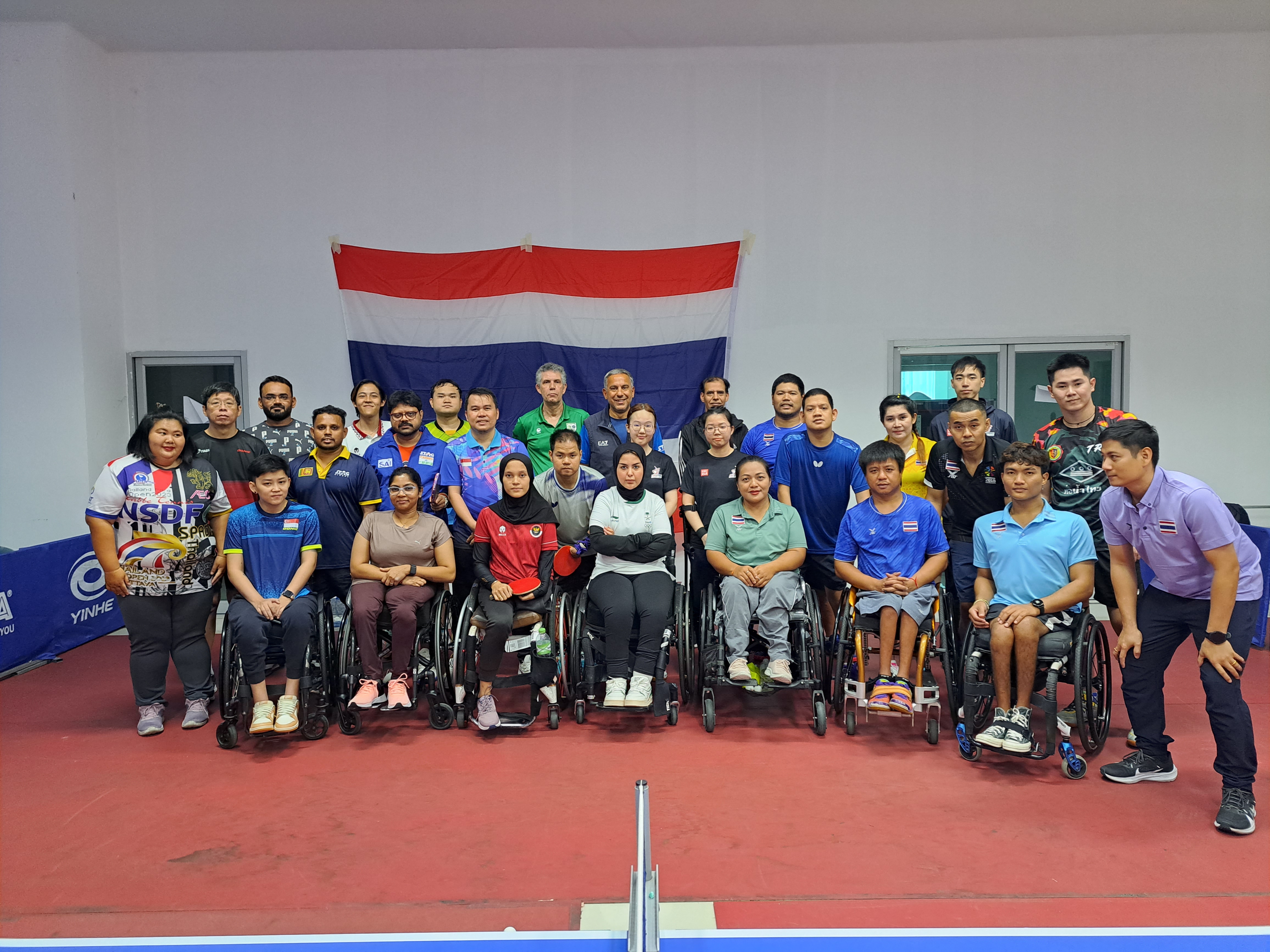 ETTU’s Para Committee Chair led the preparations for 2024 Paralympics in Training Camp in Thailand