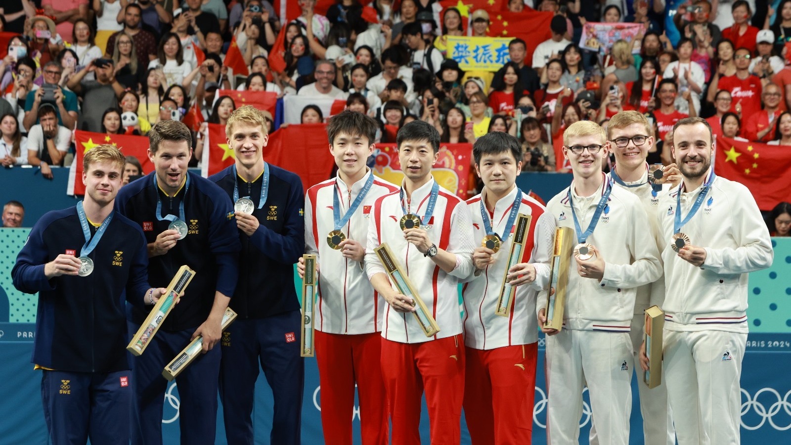 China Beats Sweden to Clinch Gold in Paris