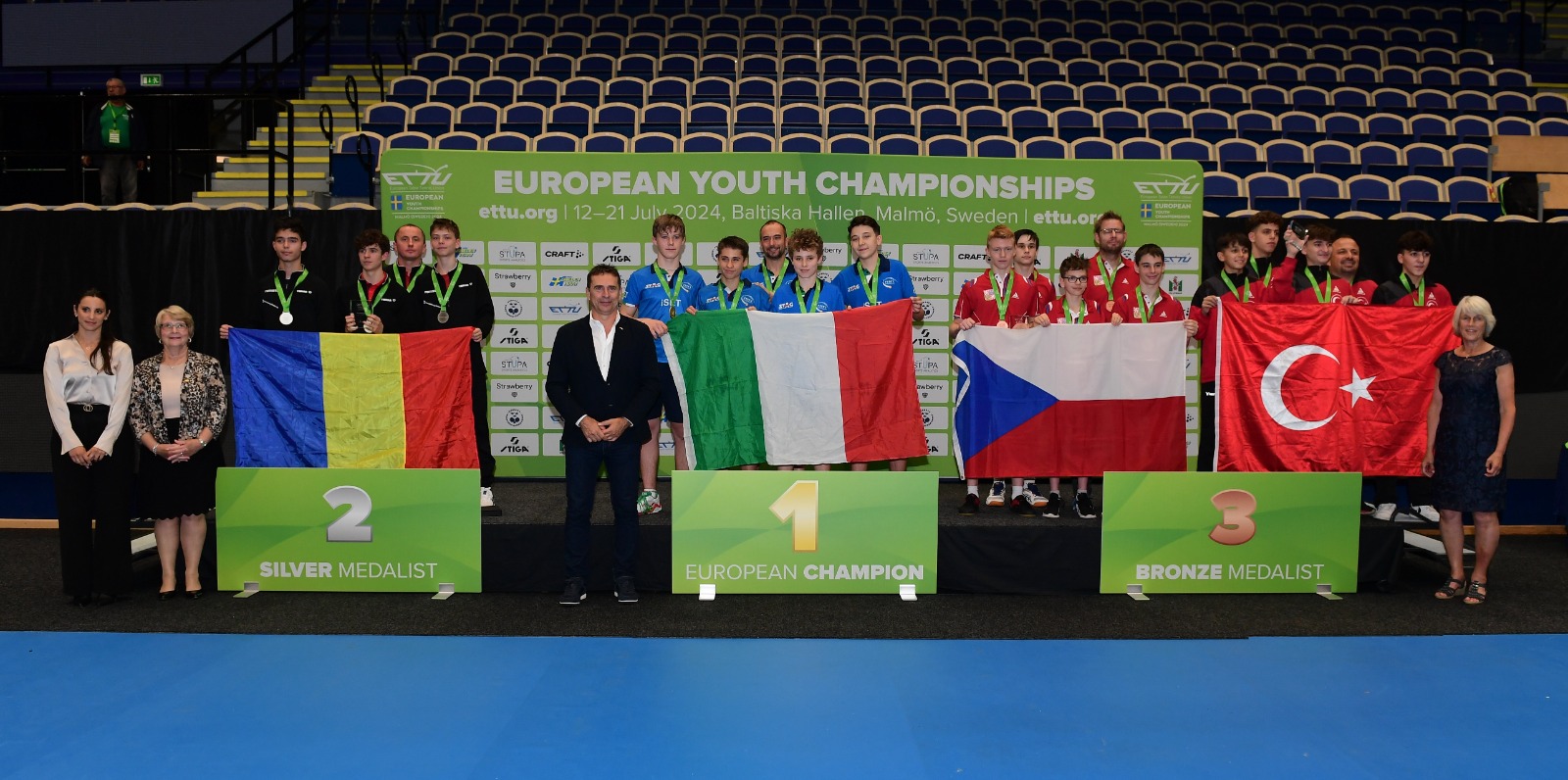 Italy Reaches the Top of the Medal Rostrum in Under 15 Boys